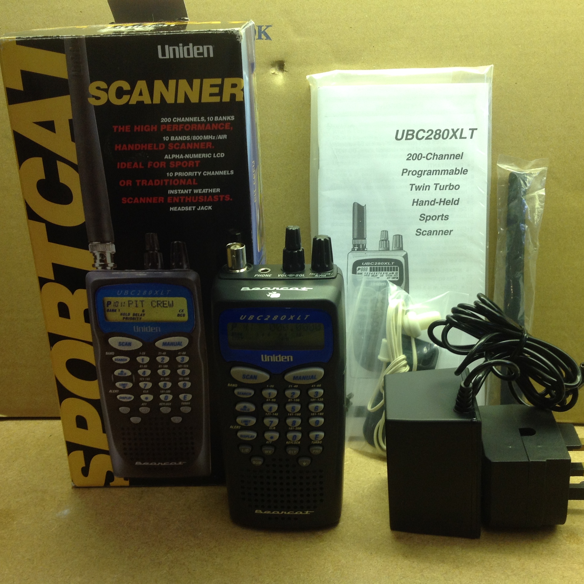 Uniden Sportcat UBC280XLT Handheld Scanner
